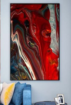 Hình ảnh file gốc in trần nhà File tranh hiện đại pha lê gương KF78149