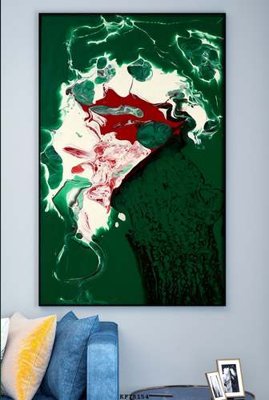 File PSD File tranh hiện đại pha lê gương KF78154 (bản gốc) độ phân giải cao