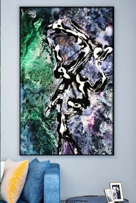 File gốc File tranh hiện đại pha lê gương KF78162 (in 3D) cho trang trí