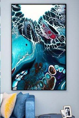 Tải file File tranh hiện đại pha lê gương KF78178 (gốc) làm tranh treo tường