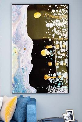 File in ấn File tranh hiện đại pha lê gương KF78201 chuyên nghiệp