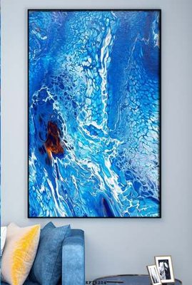 File tranh File tranh hiện đại pha lê gương KF78204 (bản gốc) in lụa 3D