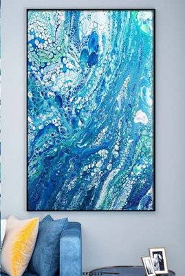 File gốc File tranh hiện đại pha lê gương KF78213 (chuẩn CMYK) cho nhà in