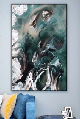 File gốc File tranh hiện đại pha lê gương KF78253 (chuẩn CMYK) cho nhà in