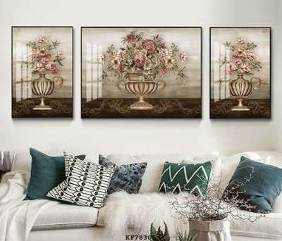 File tranh File tranh hiện đại pha lê gương KF78305 (file gốc) chủ đề phong thủy