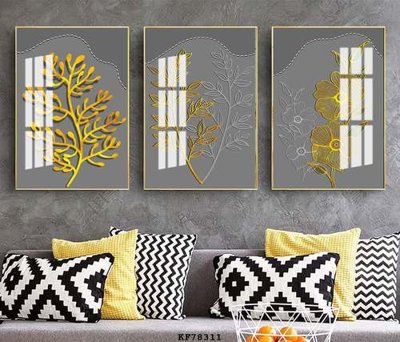 File gốc File tranh hiện đại pha lê gương KF78311 cho in ấn và thiết kế