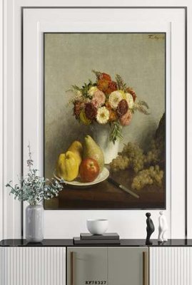 File tranh File tranh hiện đại pha lê gương KF78327 (gốc) chủ đề tĩnh vật