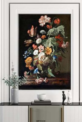 Ảnh gốc file in lụa File tranh hiện đại pha lê gương KF78338 chi tiết