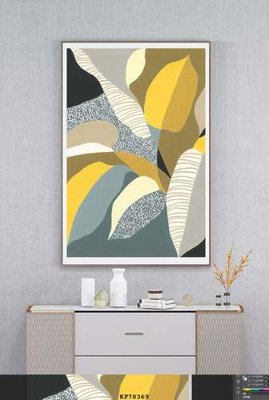 File tranh File tranh hiện đại pha lê gương KF78369 (gốc) chủ đề trừu tượng