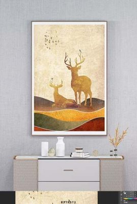 File tranh gốc File tranh hiện đại pha lê gương KF78372 (bản đẹp) độc quyền