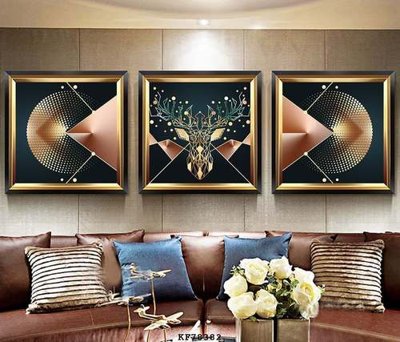 File tranh File tranh hiện đại pha lê gương KF78382 (bản gốc) trang trí văn phòng
