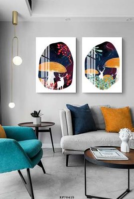 File gốc File tranh hiện đại pha lê gương KF78415 (dành cho trang trí nội thất)