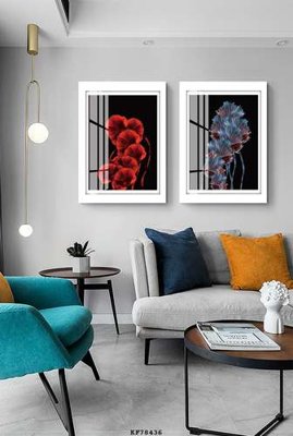 File tranh File tranh hiện đại pha lê gương KF78436 (gốc) chủ đề tĩnh vật