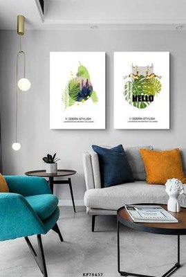 File in mica File tranh hiện đại pha lê gương KF78437 (bản gốc) siêu trong