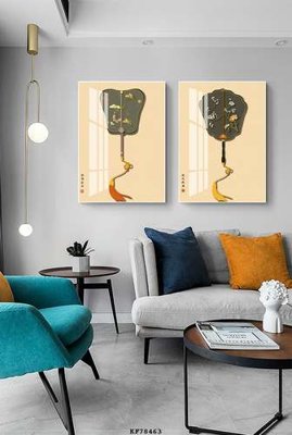 File in trần File tranh hiện đại pha lê gương KF78463 (file gốc) xuyên sáng