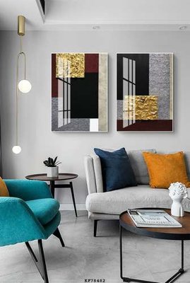 File tranh File tranh hiện đại pha lê gương KF78482 (gốc) in film