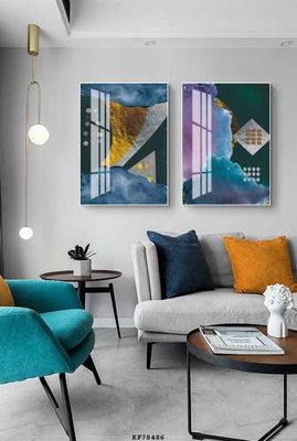 File gốc File tranh hiện đại pha lê gương KF78486 (in lụa) cao cấp