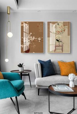 File gốc File tranh hiện đại pha lê gương KF78498 (in mica) trang trí