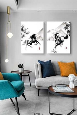 File tranh File tranh hiện đại pha lê gương KF78544 (ảnh gốc) in trần nhà