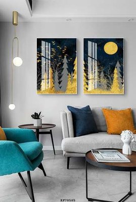 File tranh trang trí File tranh hiện đại pha lê gương KF78585 (tải file gốc)