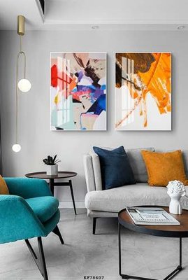 Cung cấp file tranh gốc File tranh hiện đại pha lê gương KF78607 độc quyền