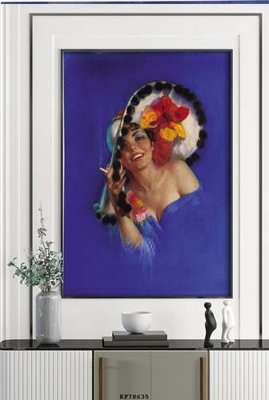 File tranh File tranh hiện đại pha lê gương KF78635 (bản gốc) treo quán cafe