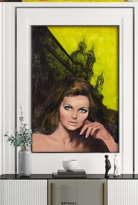 File tranh File tranh hiện đại pha lê gương KF78663 (gốc) chủ đề trẻ em