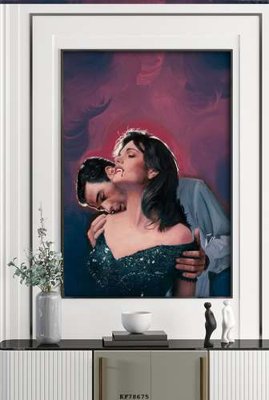 Tải file gốc in lụa File tranh hiện đại pha lê gương KF78675 siêu nét