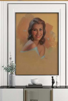 File gốc in tráng gương File tranh hiện đại pha lê gương KF78684 chi tiết