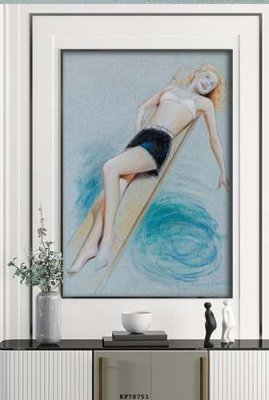 File tranh File tranh hiện đại pha lê gương KF78751 (ảnh gốc) in trần 3D