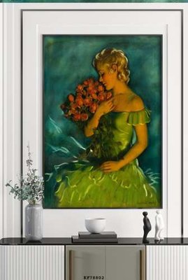 File gốc File tranh hiện đại pha lê gương KF78802 (in ấn) không giới hạn