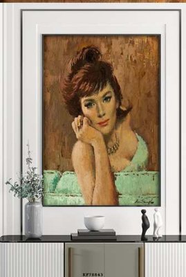 Ảnh gốc File tranh hiện đại pha lê gương KF78843 (độ nét cao) in tráng gương