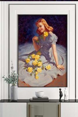 Hình ảnh file gốc in trần nhà File tranh hiện đại pha lê gương KF78846