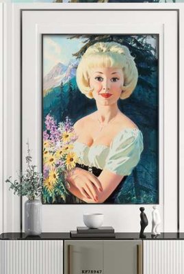 File gốc File tranh hiện đại pha lê gương KF78947 (PNG) không nền chất lượng