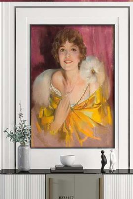 Tải file File tranh hiện đại pha lê gương KF78977 (gốc) chủ đề hoa sen