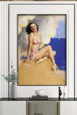 File in ấn File tranh hiện đại pha lê gương KF78995 (bản gốc) sắc nét