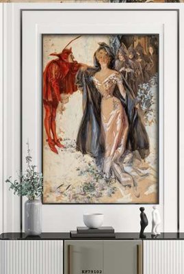 File gốc in ấn File tranh hiện đại pha lê gương KF79102 độ phân giải cao