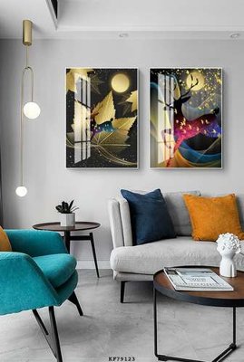 File gốc File tranh hiện đại pha lê gương KF79123 (cho in ấn) từ kho Filetranh