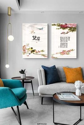 File tranh gốc File tranh hiện đại pha lê gương KF79132 chủ đề hiện đại