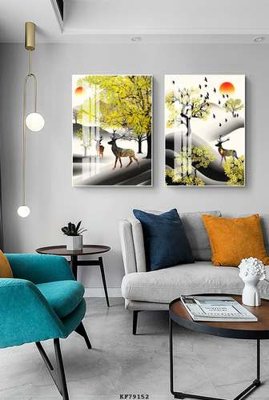 File tranh File tranh hiện đại pha lê gương KF79152 (ảnh gốc) độ nét vượt trội