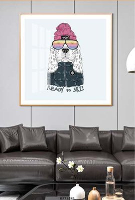 File in lụa File tranh hiện đại pha lê gương KF79171 (hoa văn) File tranh hiện đại pha lê gương KF79171