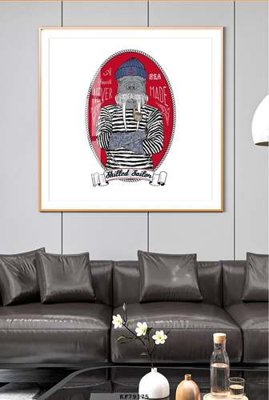 File gốc File tranh hiện đại pha lê gương KF79175 (trang trí) phòng làm việc