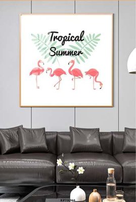 File in ấn File tranh hiện đại pha lê gương KF79208 (bản gốc) cao cấp