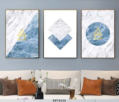 File gốc File tranh hiện đại pha lê gương KF79226 (in lụa) tranh mã đáo