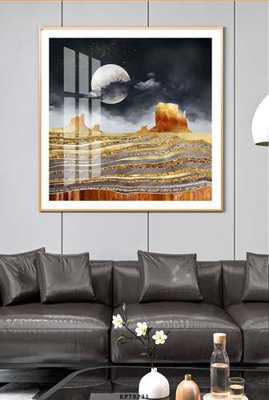 File gốc File tranh hiện đại pha lê gương KF79231 (ảnh chi tiết) để in lụa