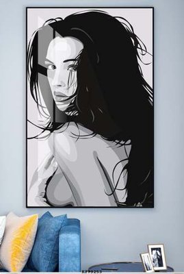 File gốc File tranh hiện đại pha lê gương KF79253 (in lụa) tranh thuận buồm