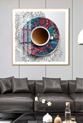 File tranh File tranh hiện đại pha lê gương KF79278 (gốc) chủ đề trẻ em