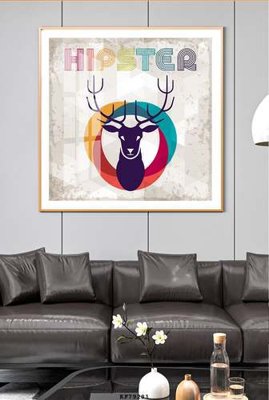 File in ấn File tranh hiện đại pha lê gương KF79281 (bản gốc) sắc nét