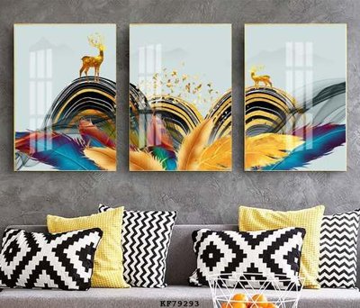 File tranh File tranh hiện đại pha lê gương KF79293 (ảnh gốc) không bị mờ