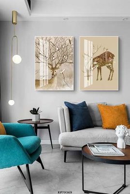 File gốc File tranh hiện đại pha lê gương KF79369 (in mica) làm quà tặng